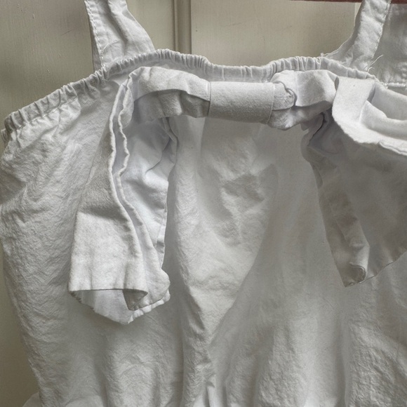 PatPat White Girls 4-5Y 4 5 Ruffle Sleeveless Top Blouse - Picture 2 of 6